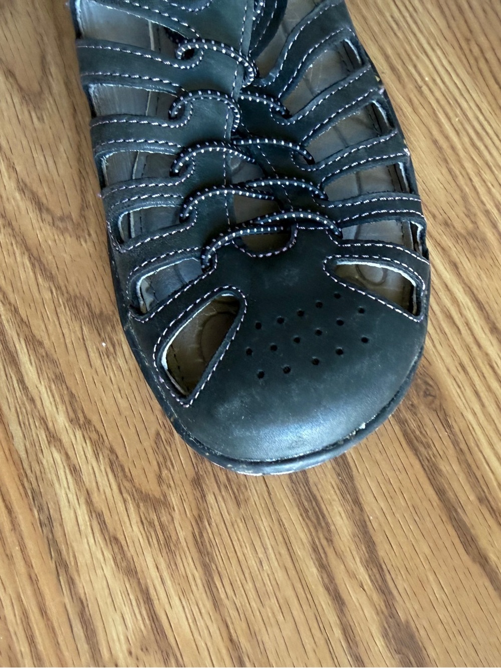 Jambu Black Purple Water Ready Closed Toe Sandals Sz 8.5 - Picture 12 of 12